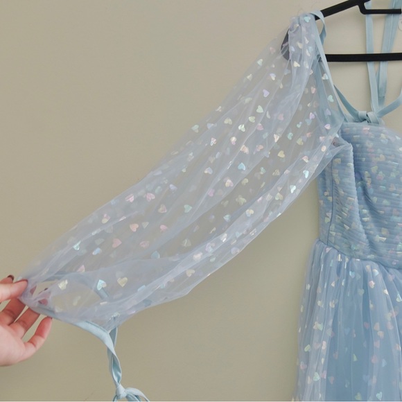 Ava Gowns - Sweetheart Gown in blue size 14 perfect for prom or wedding season - Picture 5 of 10